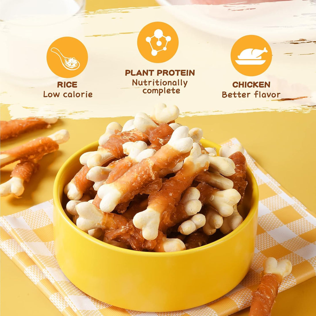 PAWUP Chicken Wrapped Puppy Chew Bones