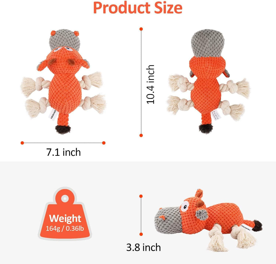 IOKHEIRA Dog Plush Toy for Large Aggressive Chewers,Indestructible