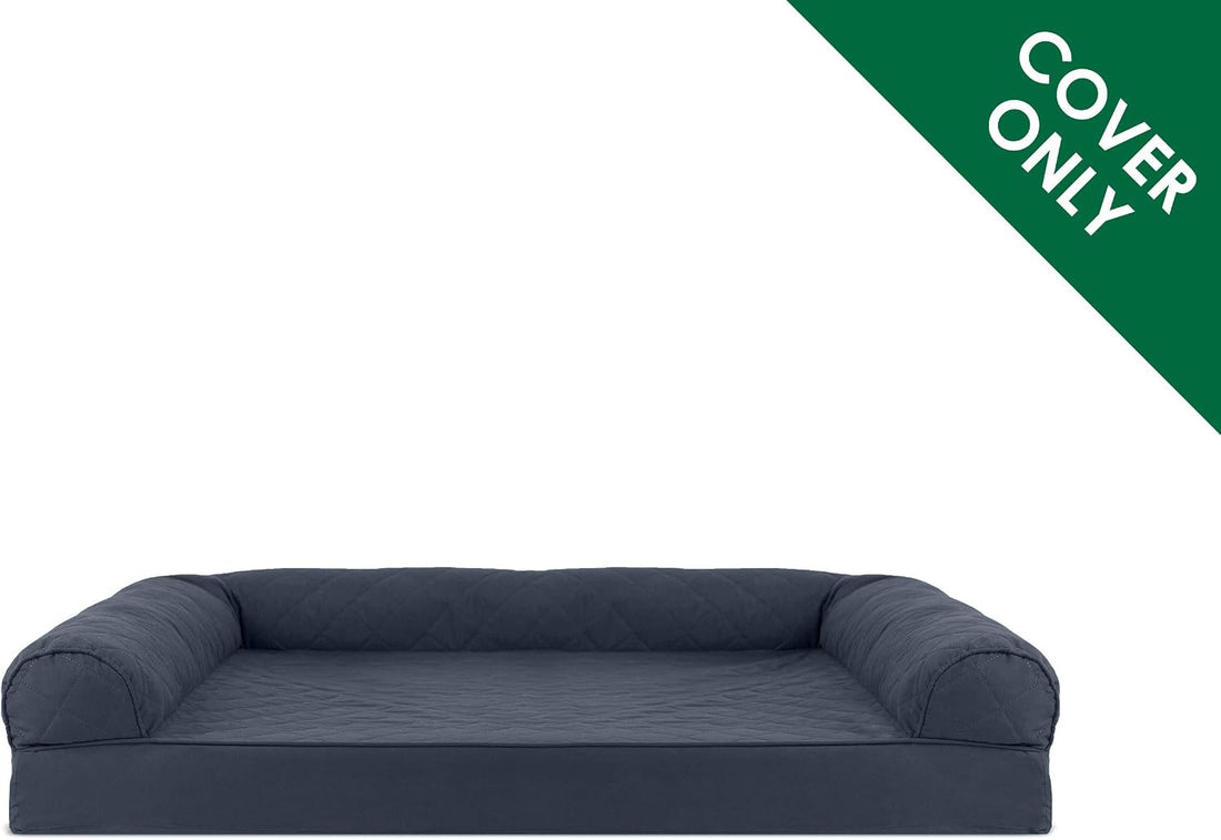 Furhaven Replacement Dog Bed Cover Quilted Sofa-Style