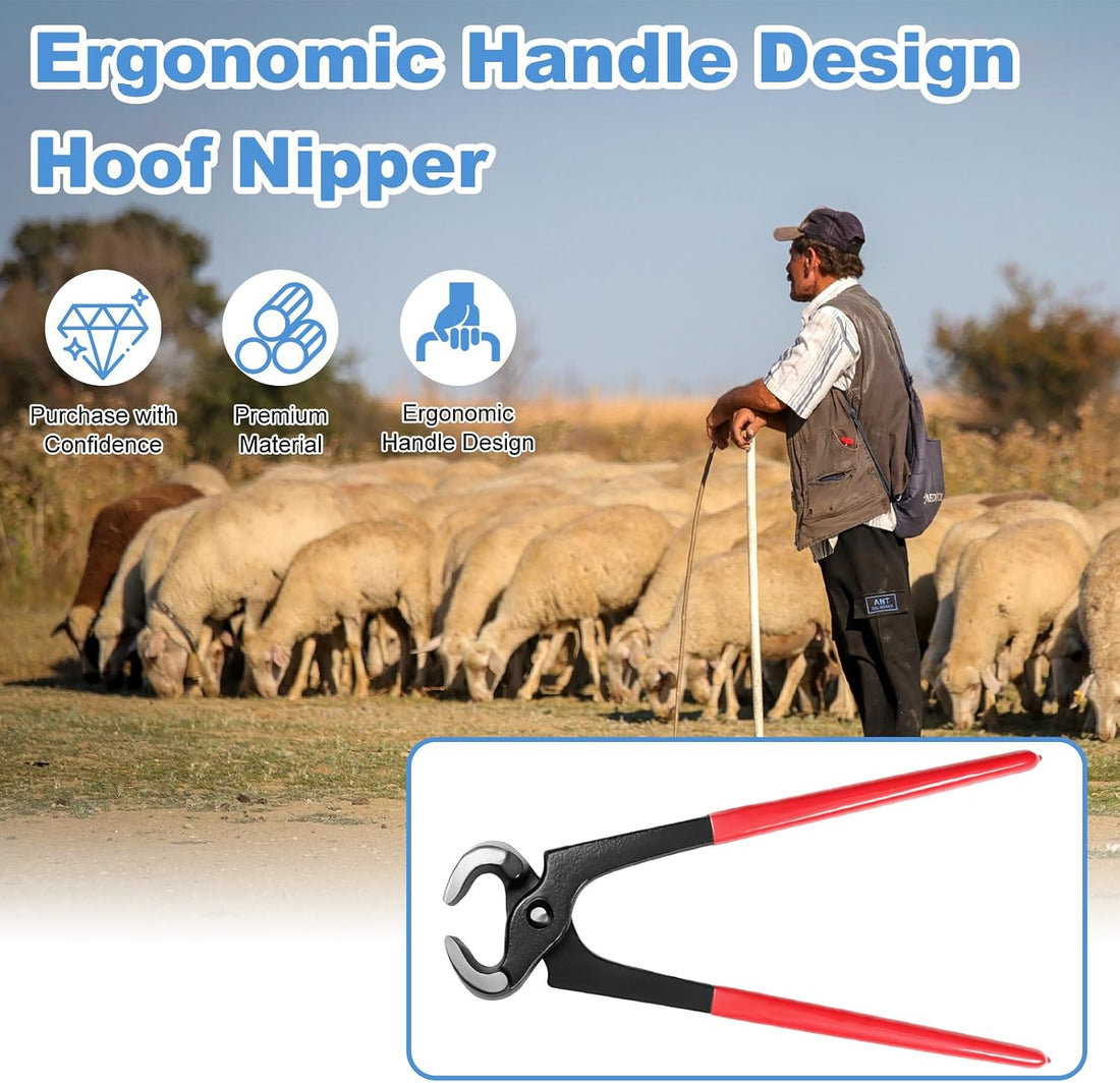 10 Inches Hoof Nipper, Farrier Tool Hoof Trimmers Goat Hoof Trimming