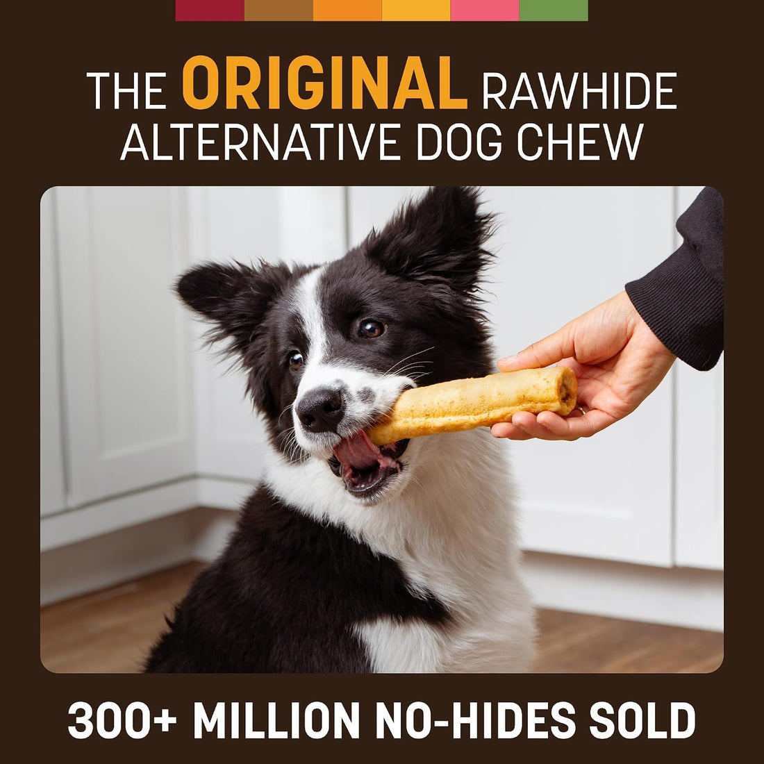Earth Animal No Hide Dog Chews - Medium Rolls 3 Count