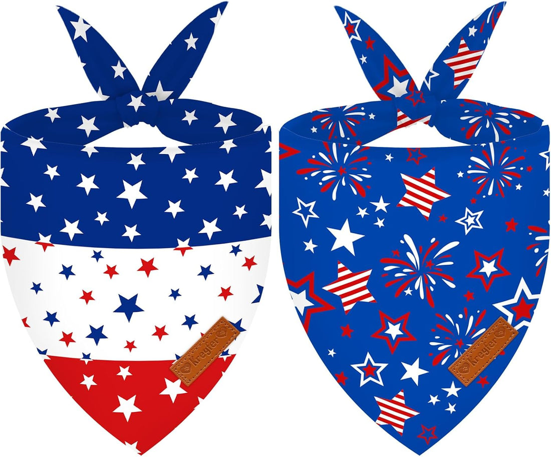 2 Pieces Halloween Dog Bandanas