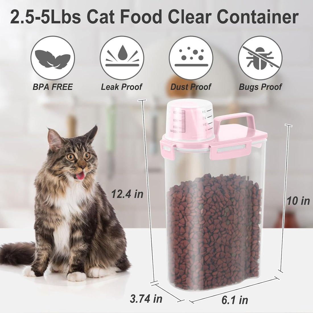 ODOMU Dog Cat Food Storage Container