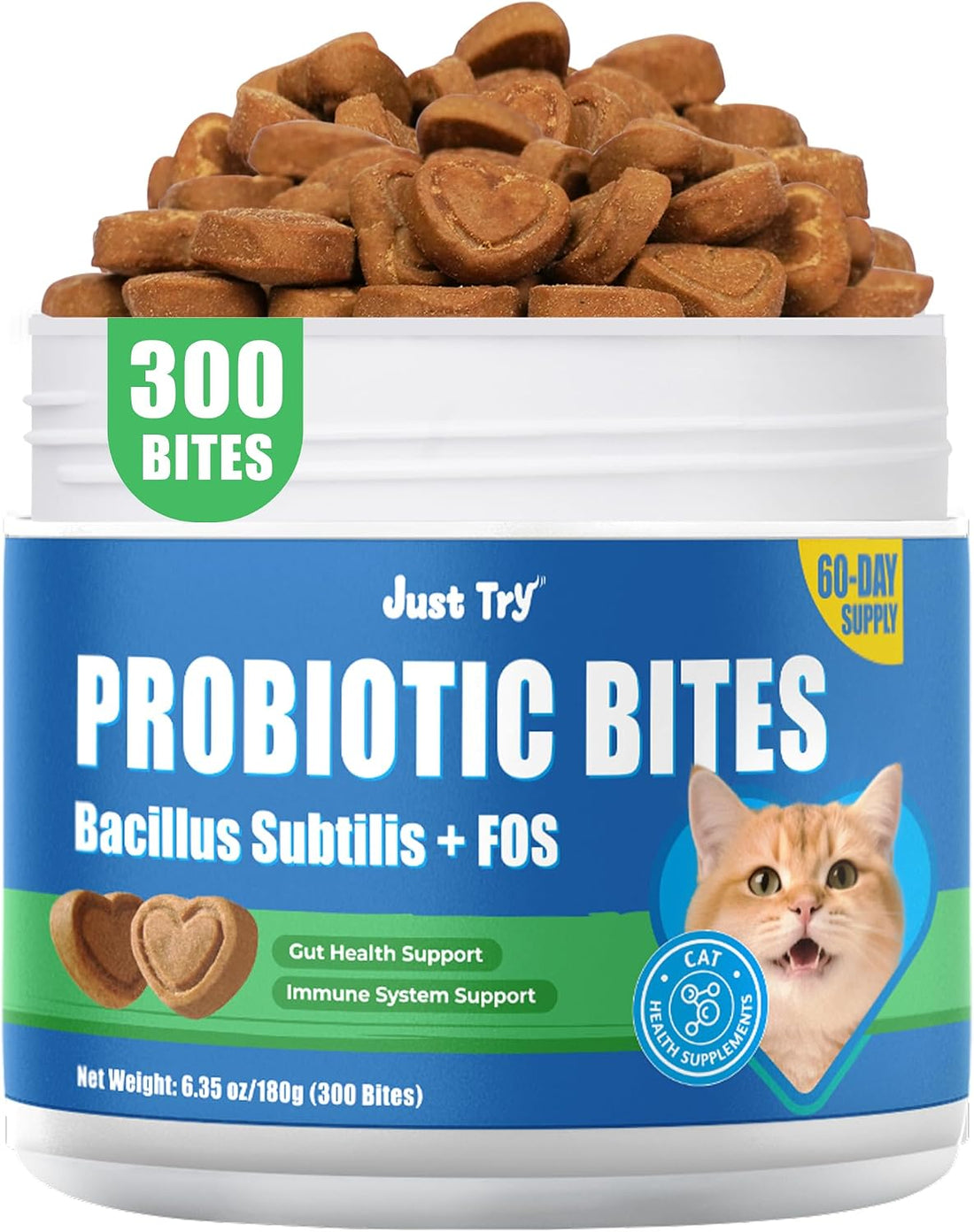 Just Try 300 Bites Cat Treats