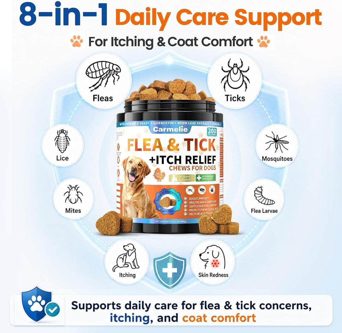 Carmelie Flea and Tick Prevention for Dogs