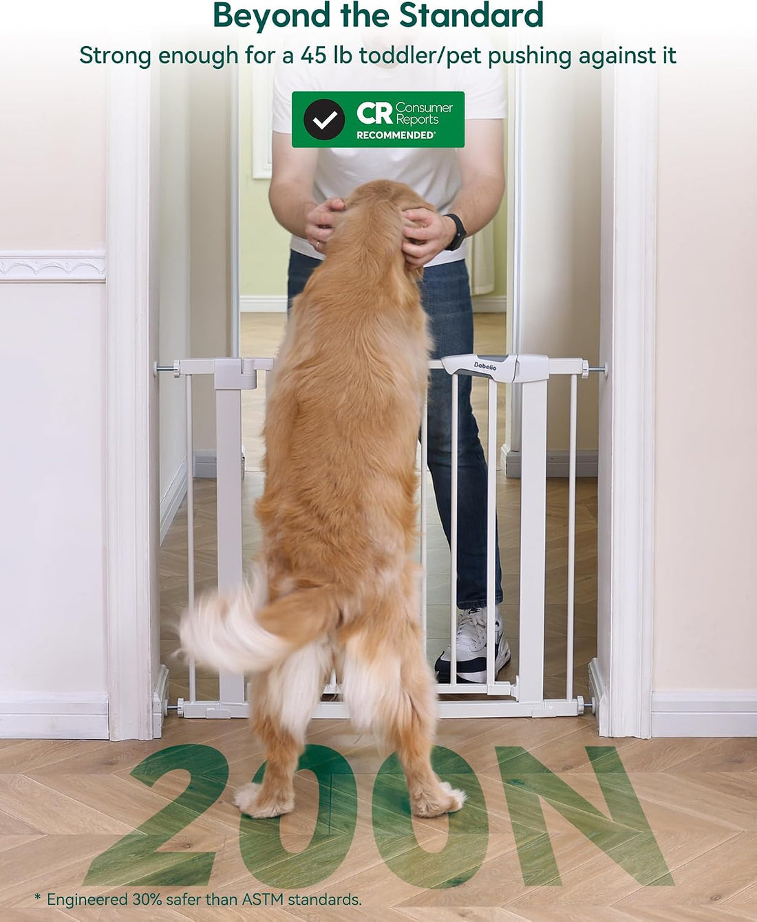 BABELIO Safety Gate Door Fits for Stairs