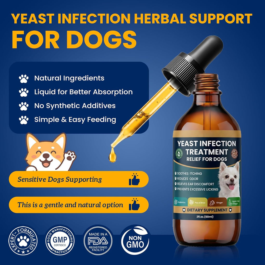 Natural Yeast Infection Treatment for Dogs