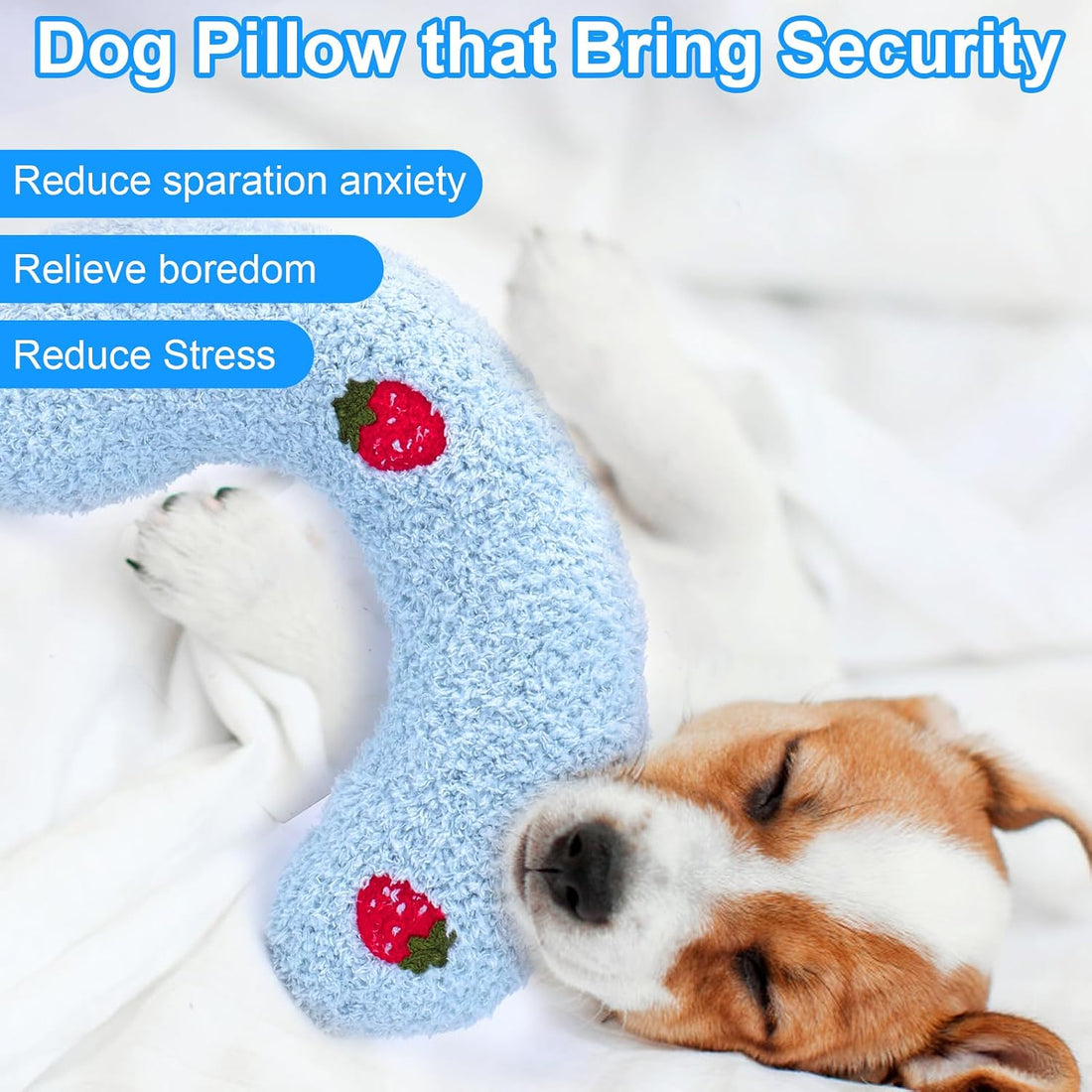 Mity rain Dog Pillow, Anxiety Relief Pillow for Dog