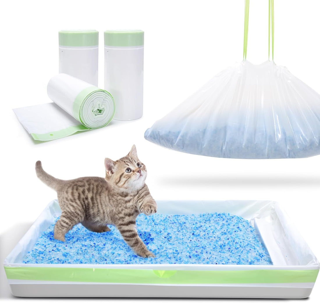 Cat Litter Liners for Pet Scoop Free Crystal Litter Tray