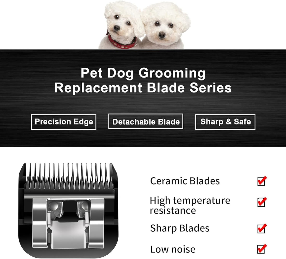 7F Blades Dog Grooming Blades Compatible with Andis/Oster A5