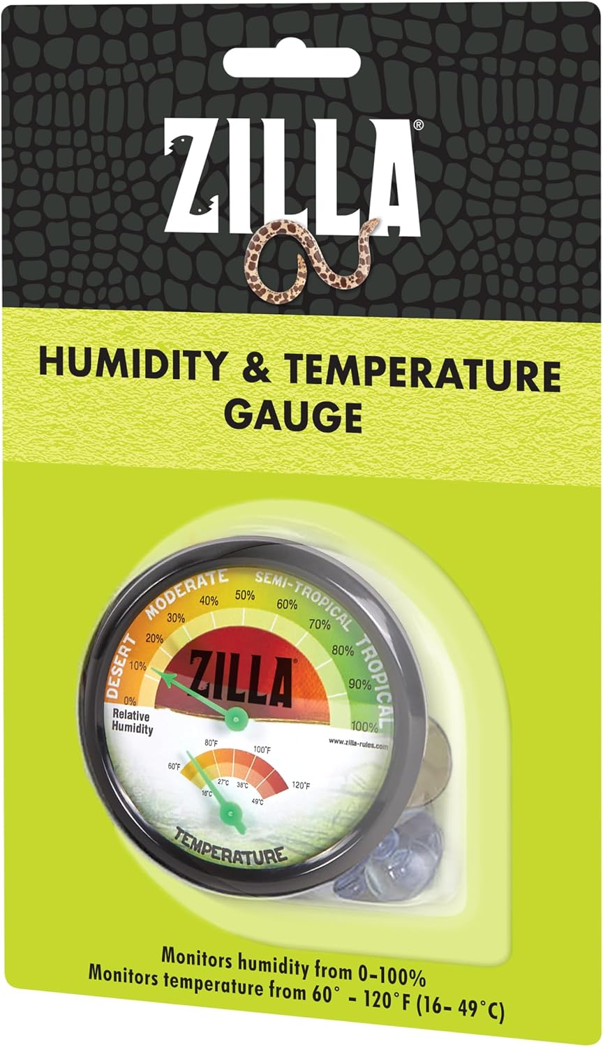 Zilla Reptile Thermometer and Humidity Gauge
