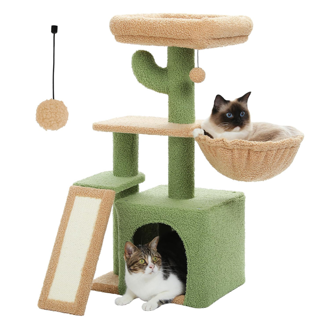 PETEPELA Cactus Cat Tree for Indoor Cats