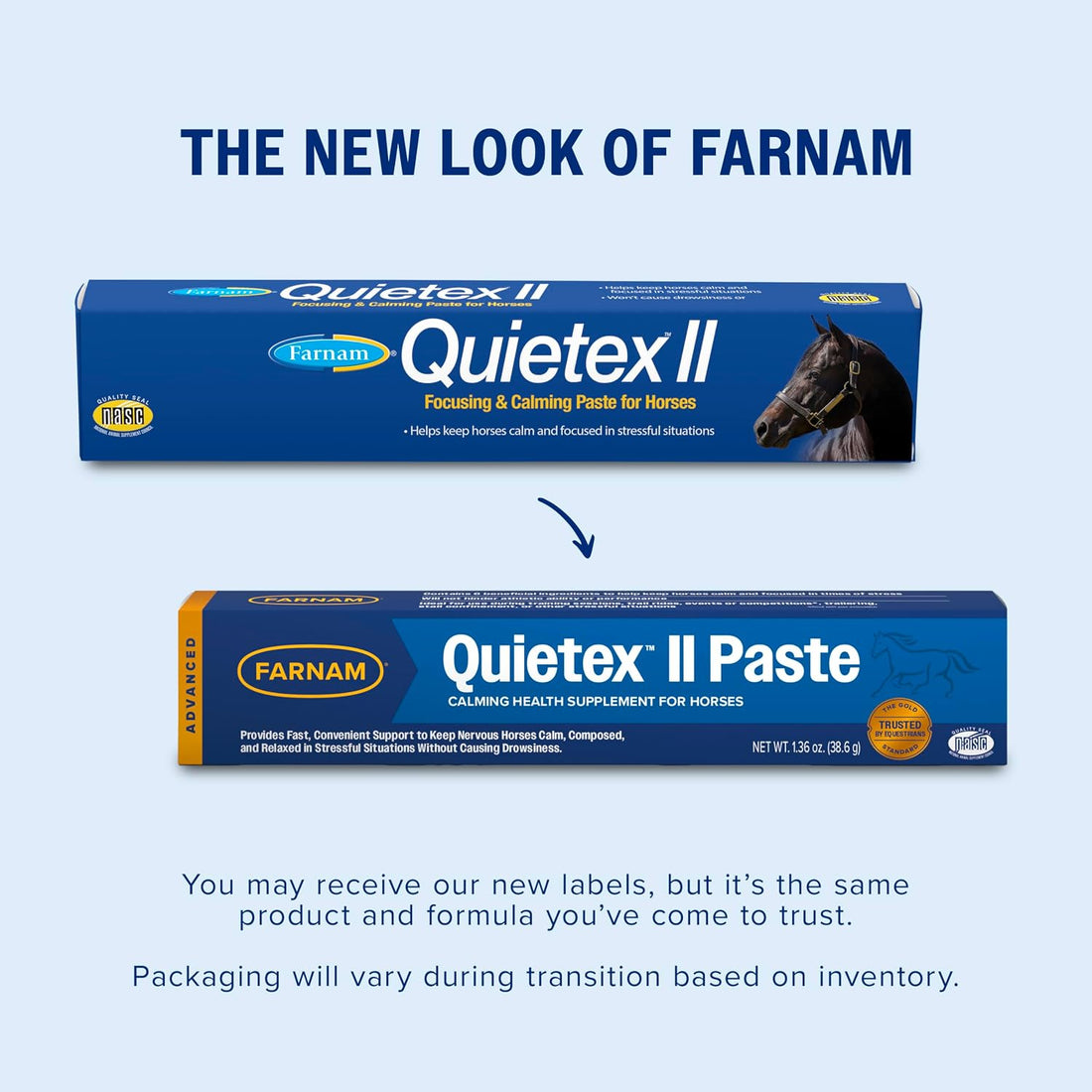 Farnam Quietex II Horse Calming Paste, 32.5 ml Syringe