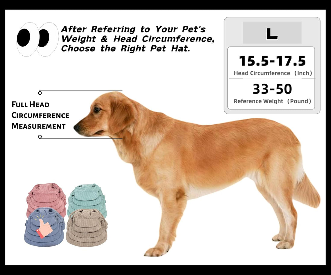 Dog Baseball Cap with Ear Holes,Breathable UV Protection Dog Sun