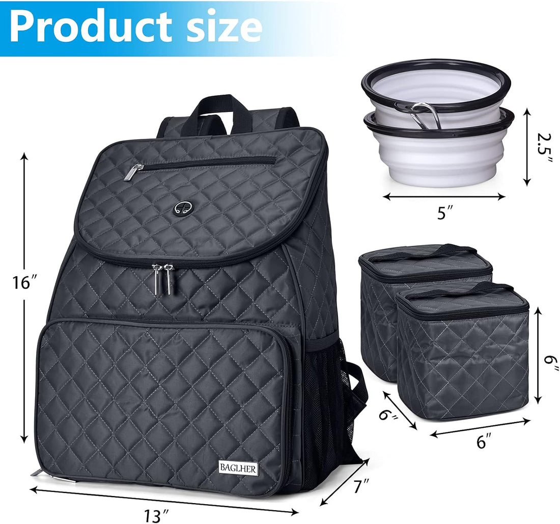 BAGLHER 丨Dog Travel Bag,Airline Approved Pet Supplies Backpack