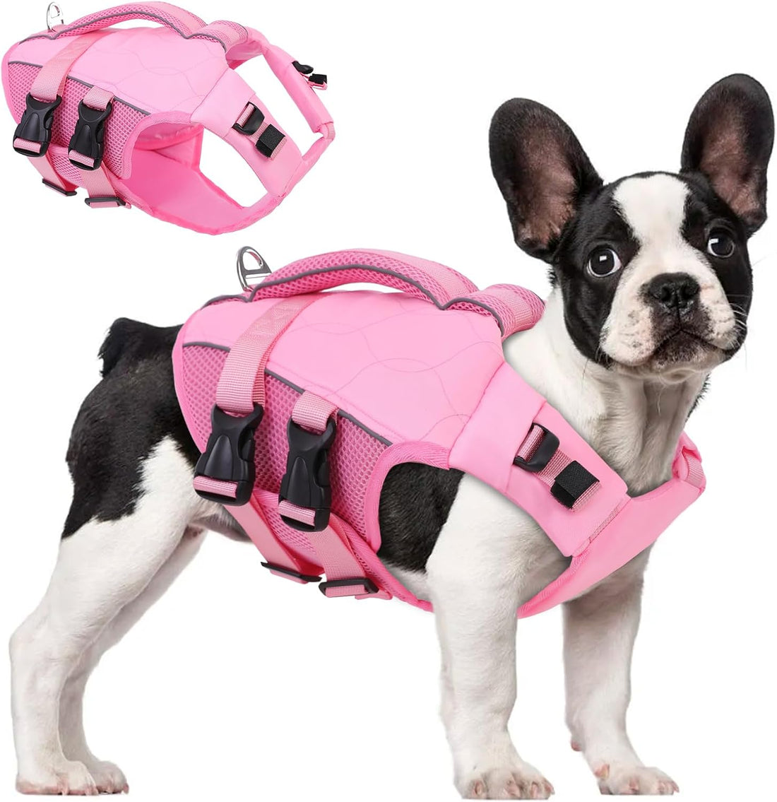 ASENKU Dog Life Jacket, High Floatation Dog Swimming Vest with Rescue