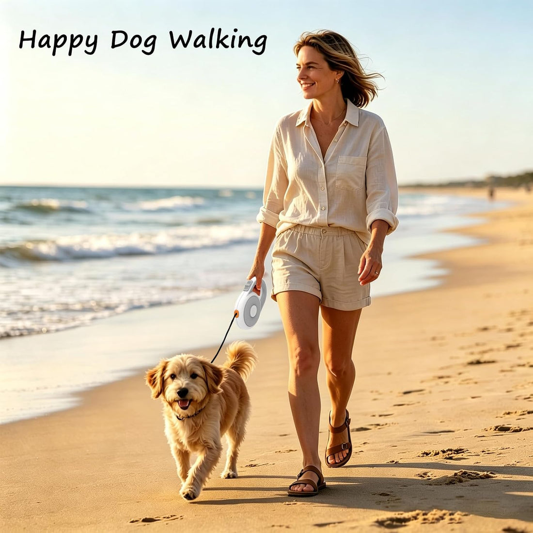 16Ft Retractable Dog Leash for Small Medium Dog Up to 50lbs