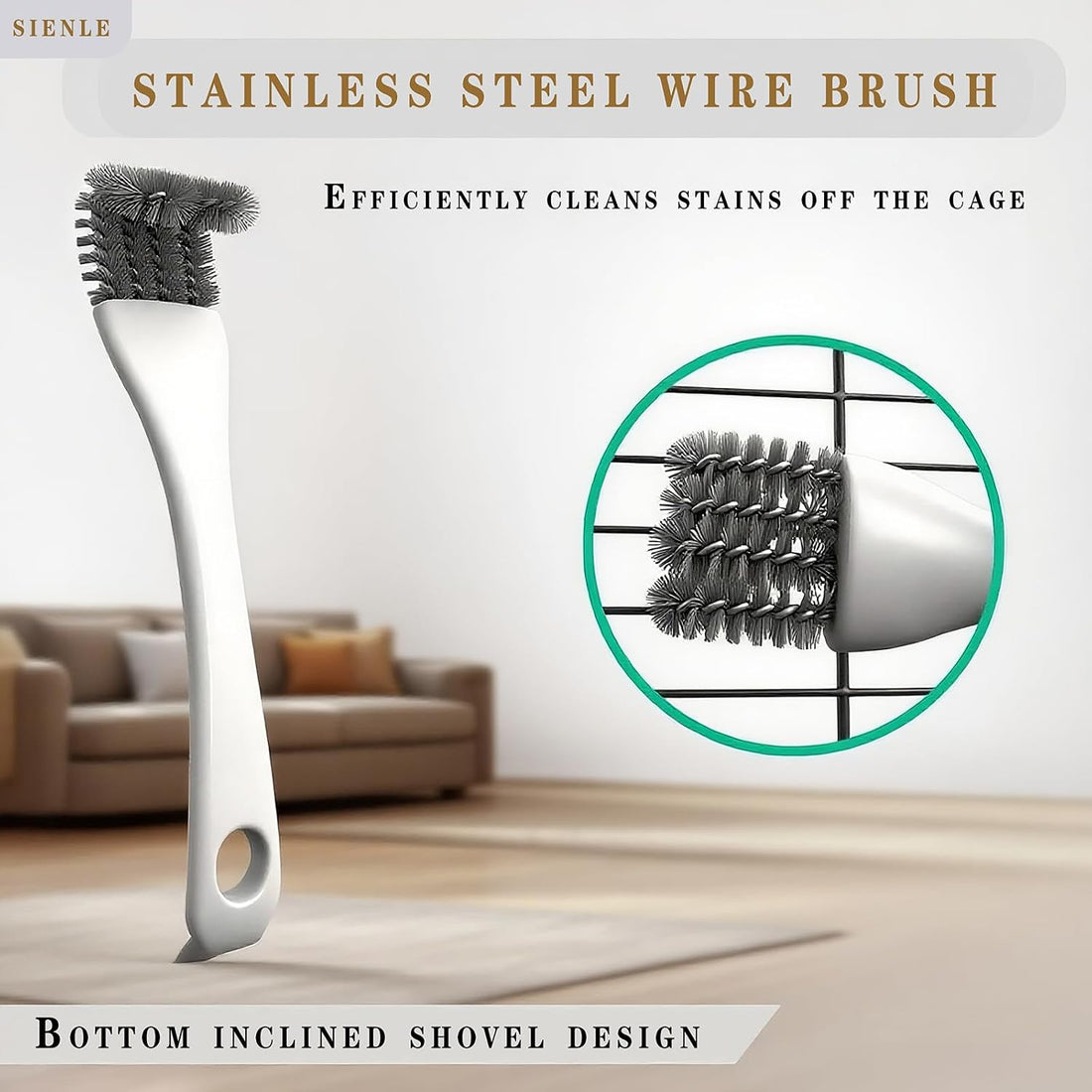 5-Piece Bird Cage Cleaning Brush Tool Set, Bird Cage Cleaner