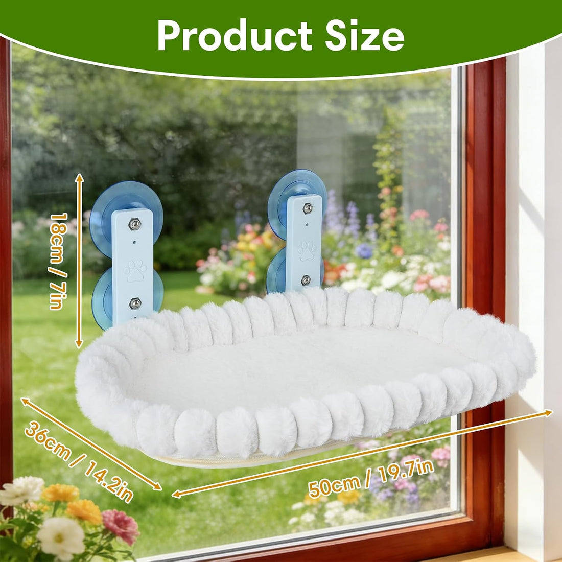 YooxArmor Foldable Cat Window Perch