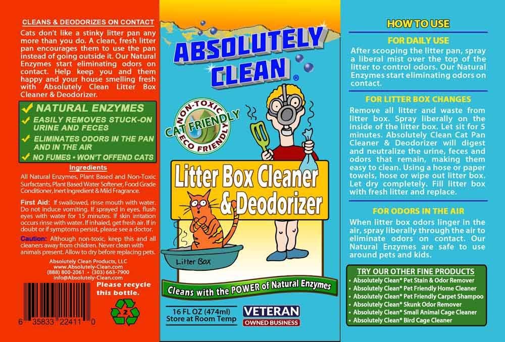 Absolutely Clean Litter Box Cleaner and Odor Eliminator