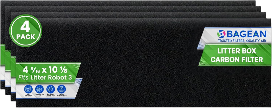 Bagean Litter Box Carbon Filter Compatible with Litter Robot 3 Filter