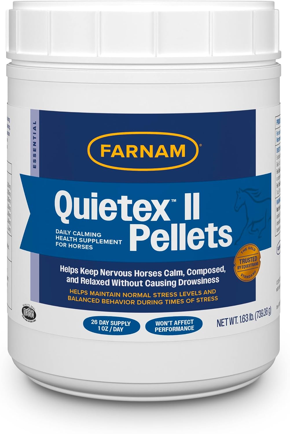Farnam Quietex II Pellets Daily Horse Calming Supplement