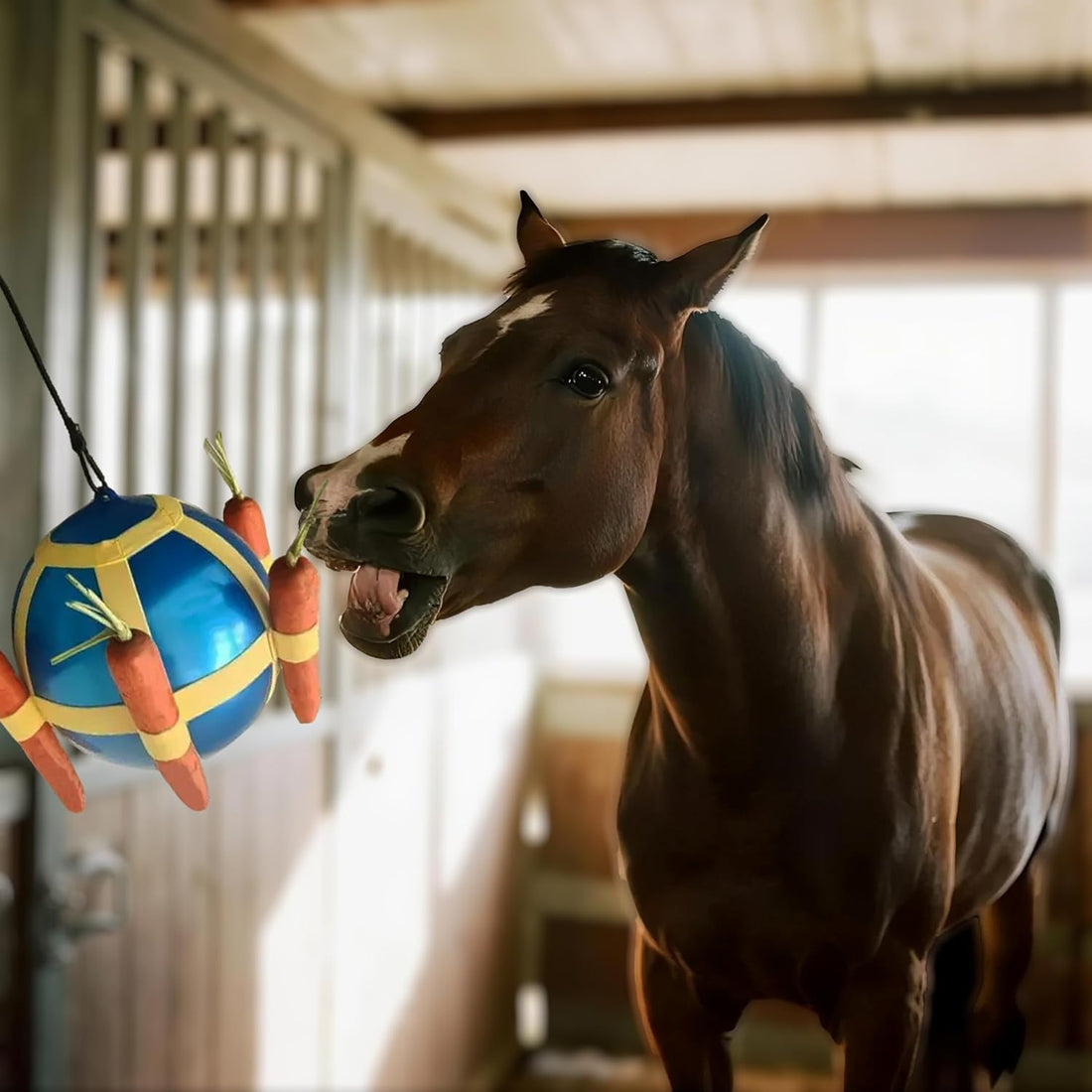 Horse Treat Ball & Horse Stall Toys