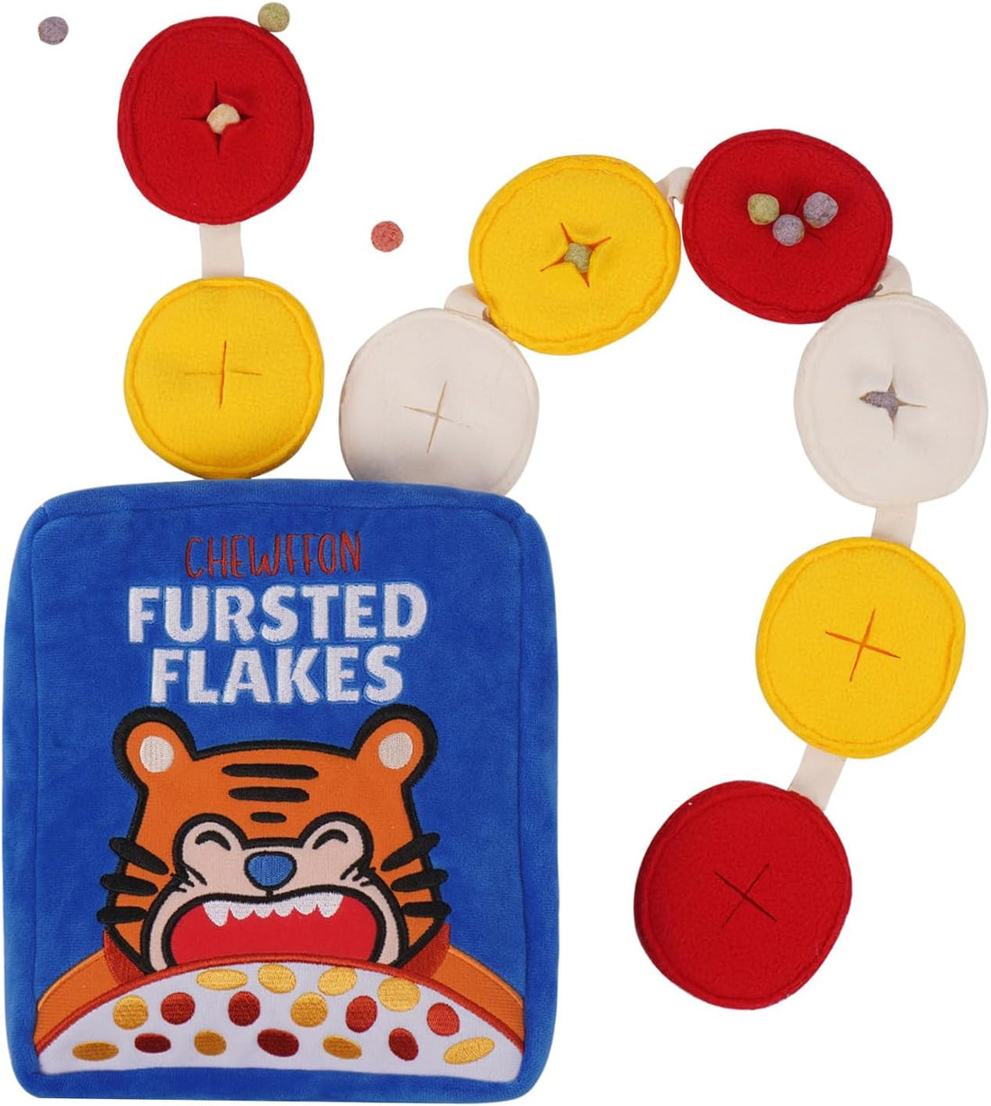 CHEWFFON Interactive Snuffle Dog Toy, Enrichment Treat Hiding Puzzle