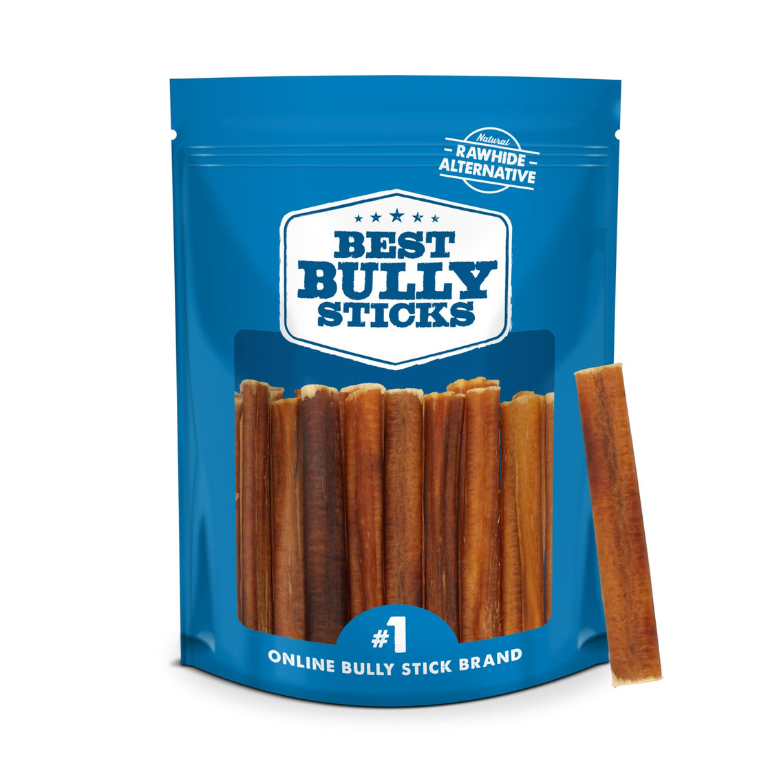 Best Bully Sticks 4 Inch Bully Sticks - 8 oz - Natural Grass-Fed