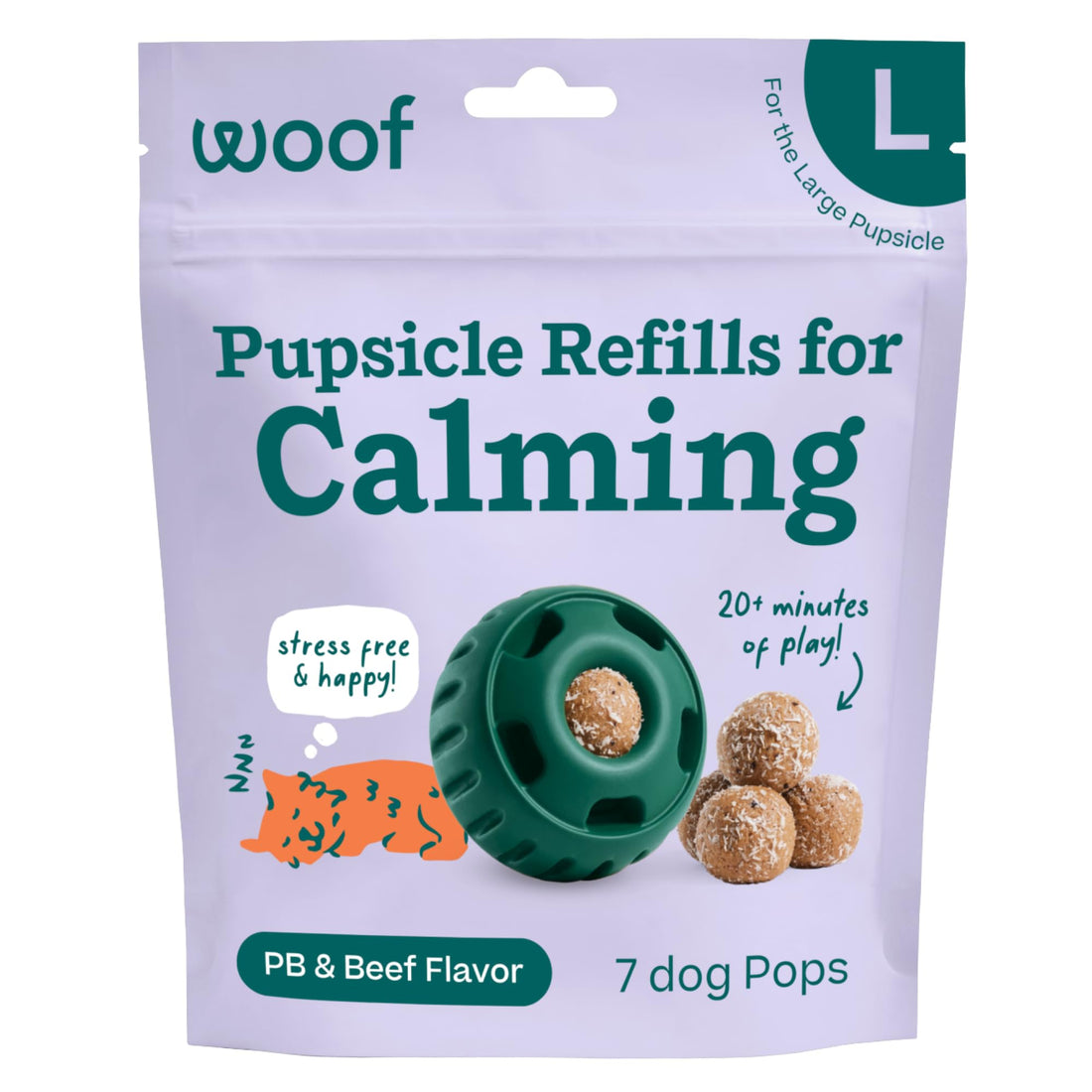 WOOF Pupsicle Refill Pops for Calming