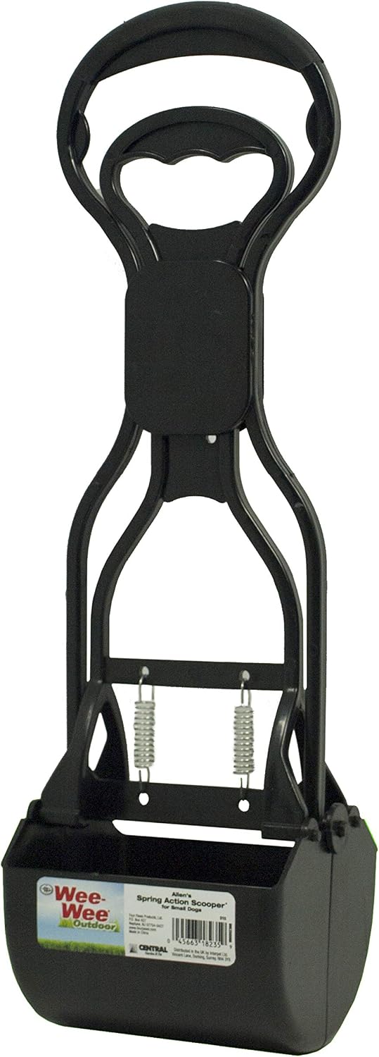 Four Paws Allen's Spring Action Dog Scooper For Hard Surfaces 3.75" x