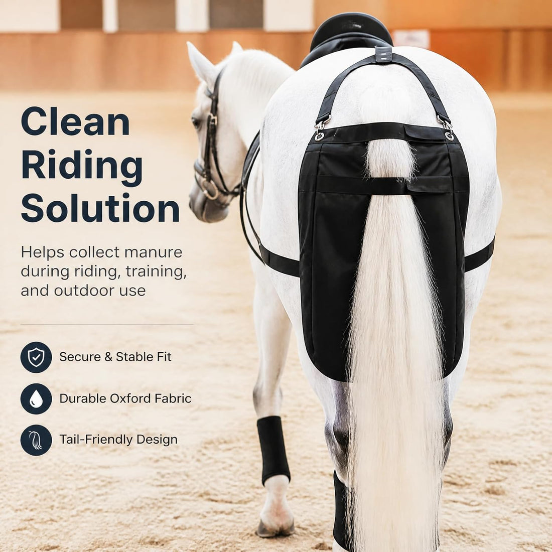 Reusable Oxford Horse Manure Bag for Riding