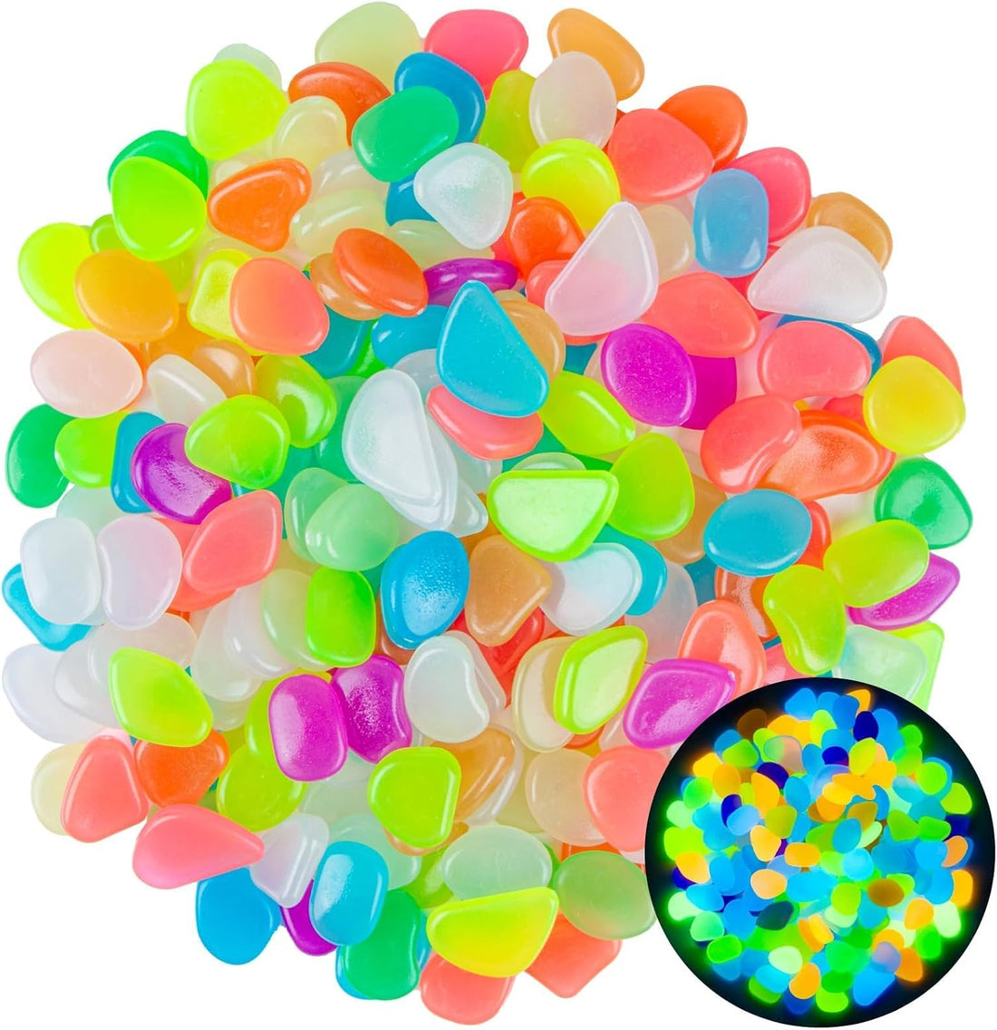 Sukh 200 PCS Luminous Stones Rocks
