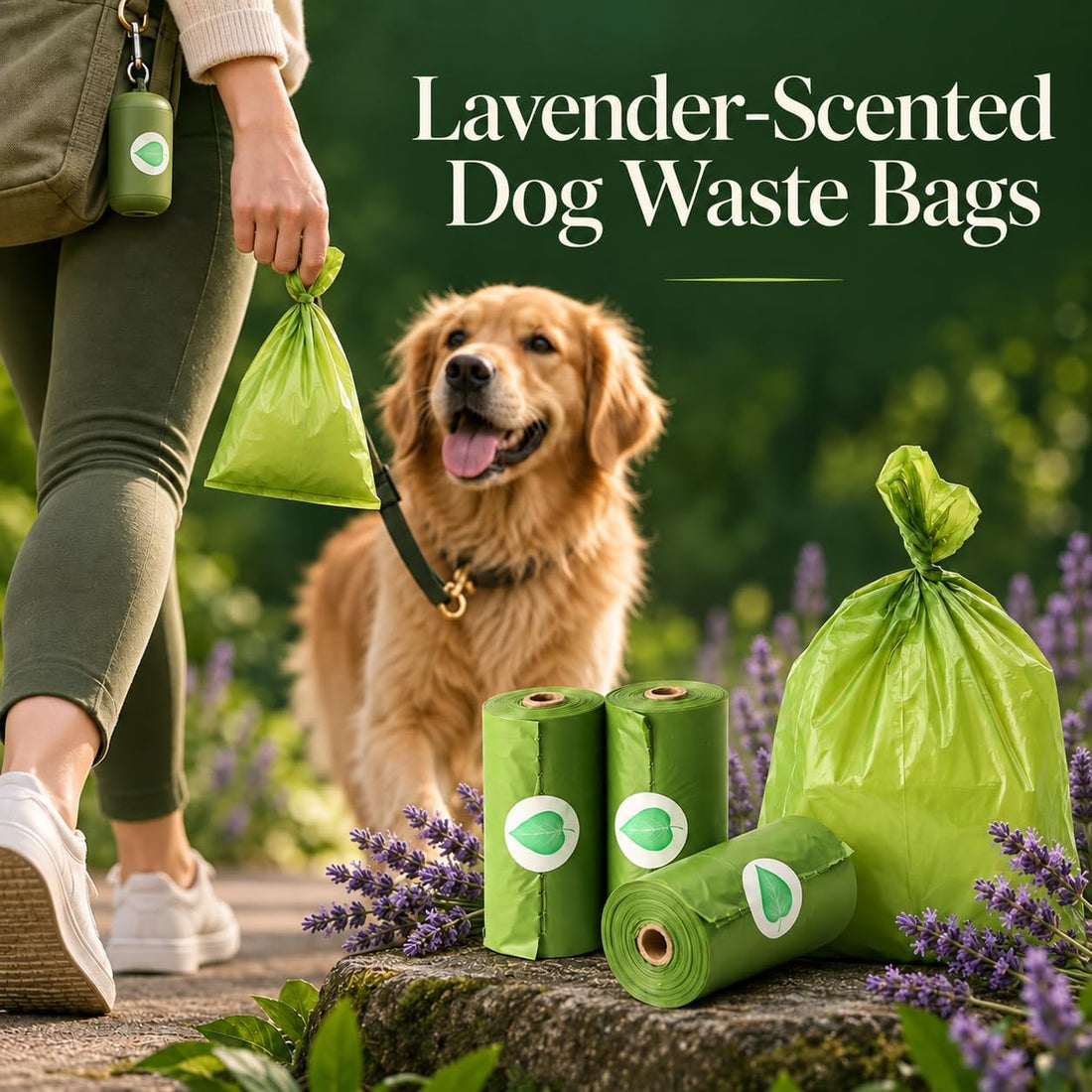 Topfree 24 Rolls 360 Dog Poop Bags,Leak-Proof Thick Dog Poo Bags