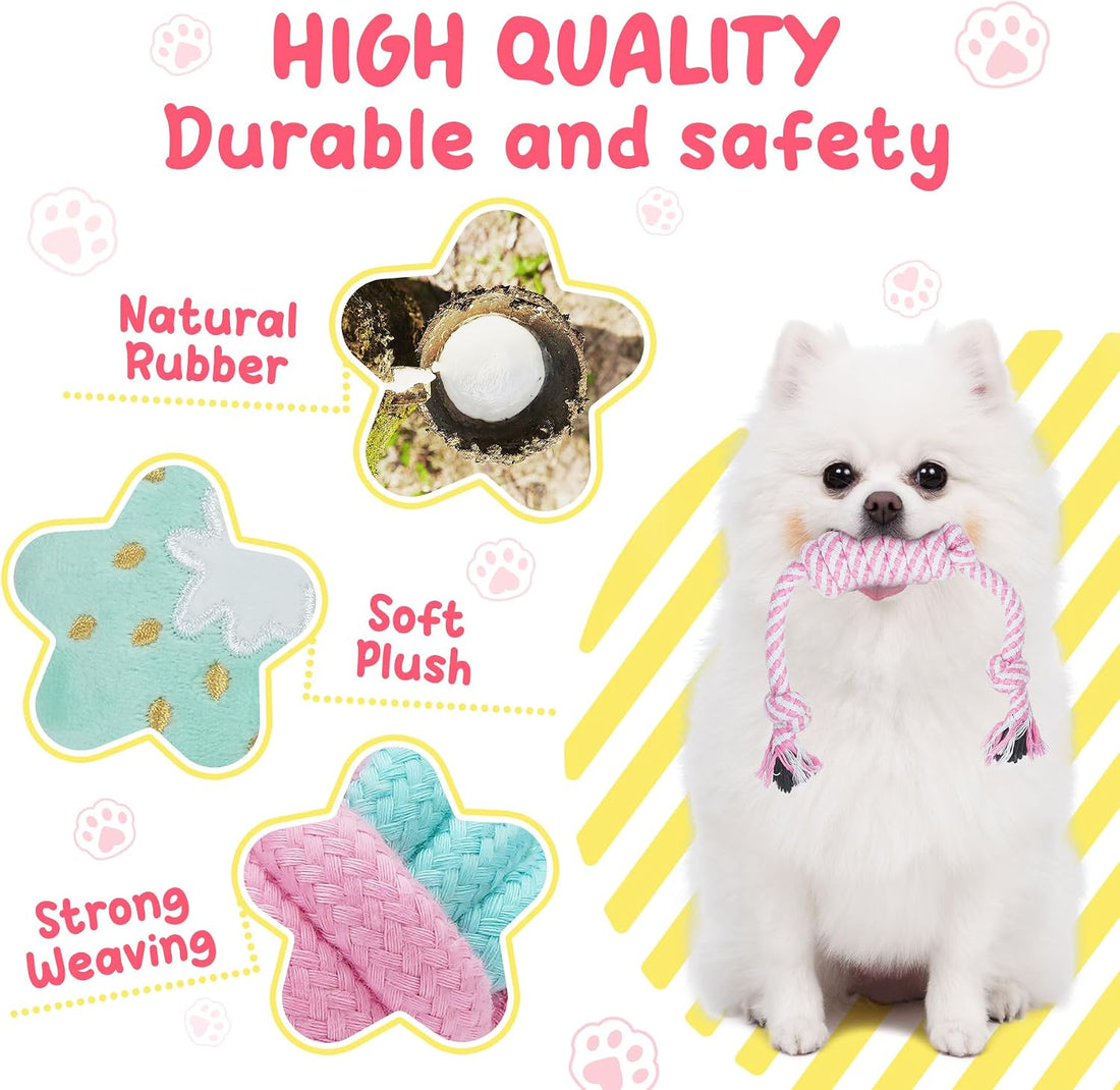 XIUGOAL Pink Puppy Toys for Boredom