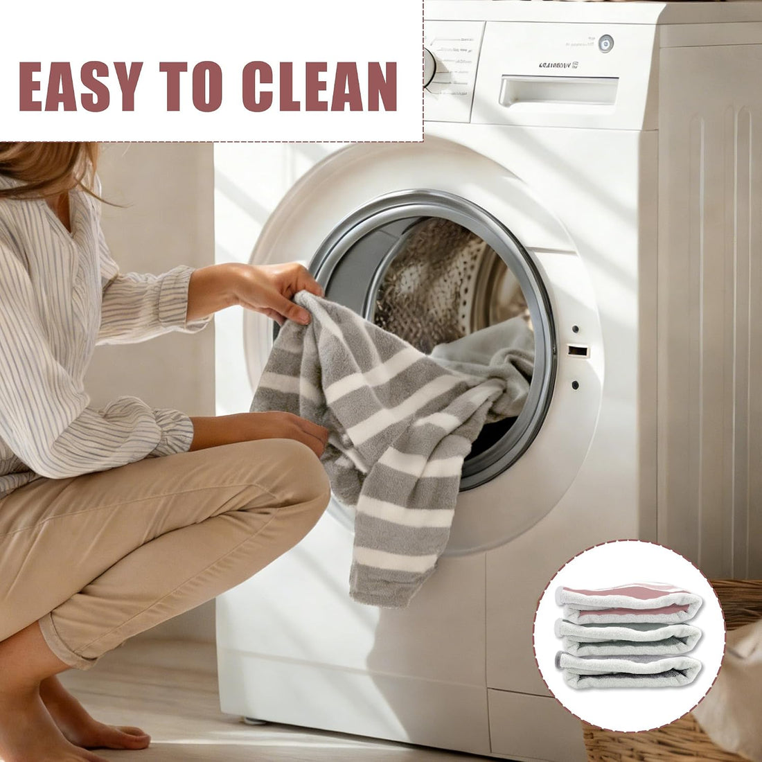 Fast‑Drying Dog Bathrobe, Absorbent Striped Pet Towel