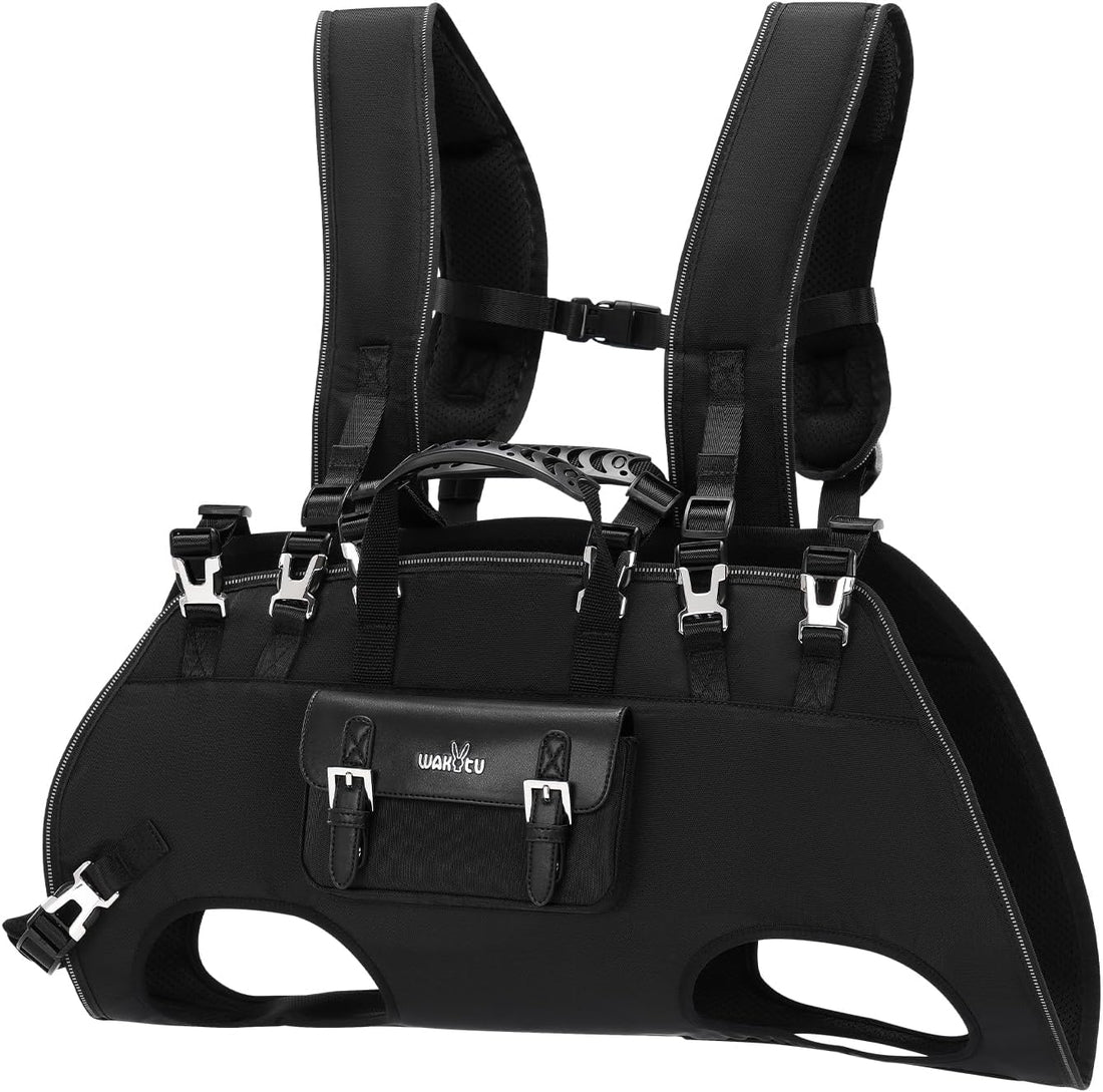 Wakytu Dog Backpack Carrier for Dogs,Dog Lift Harness
