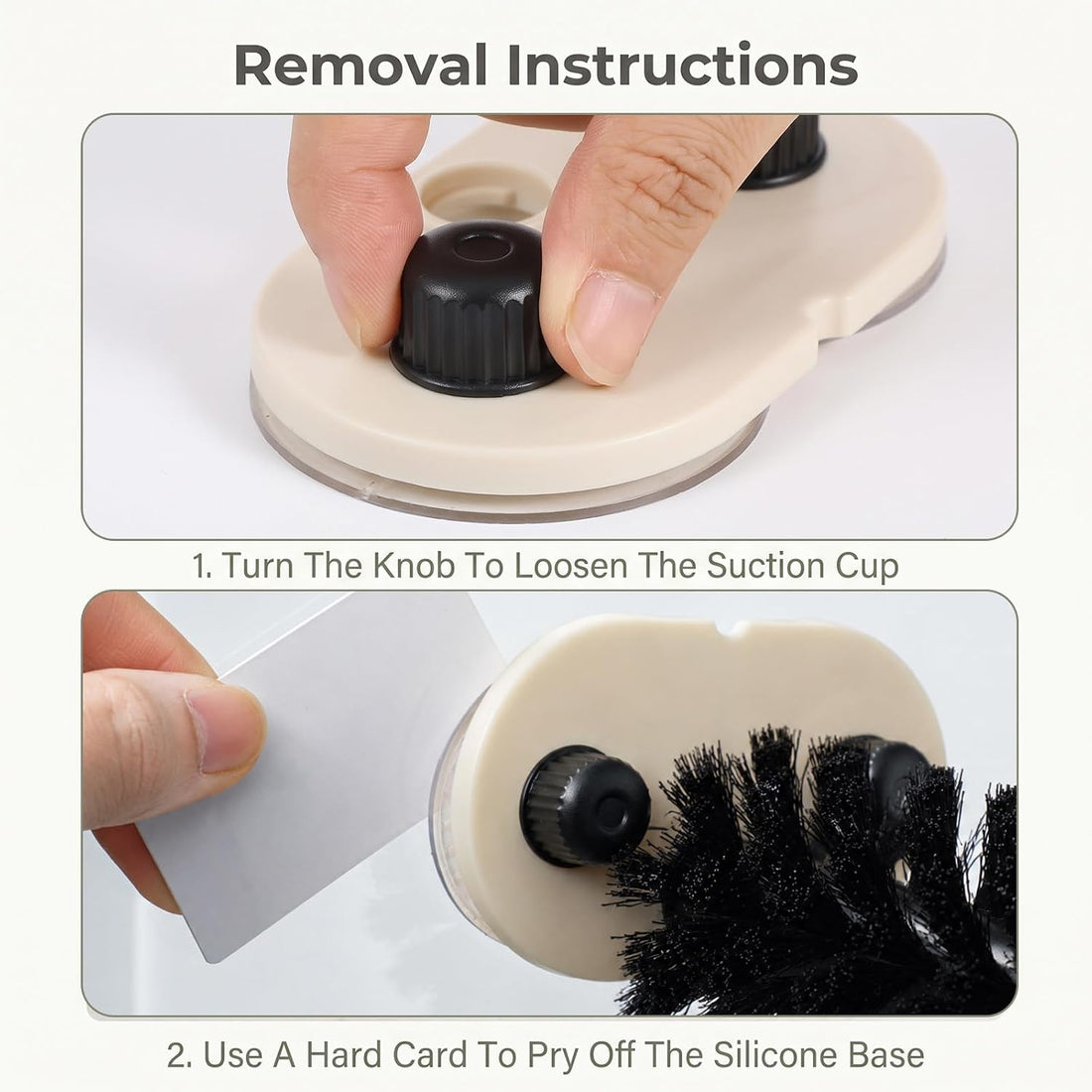 Turtle Brush with Suction Cup
