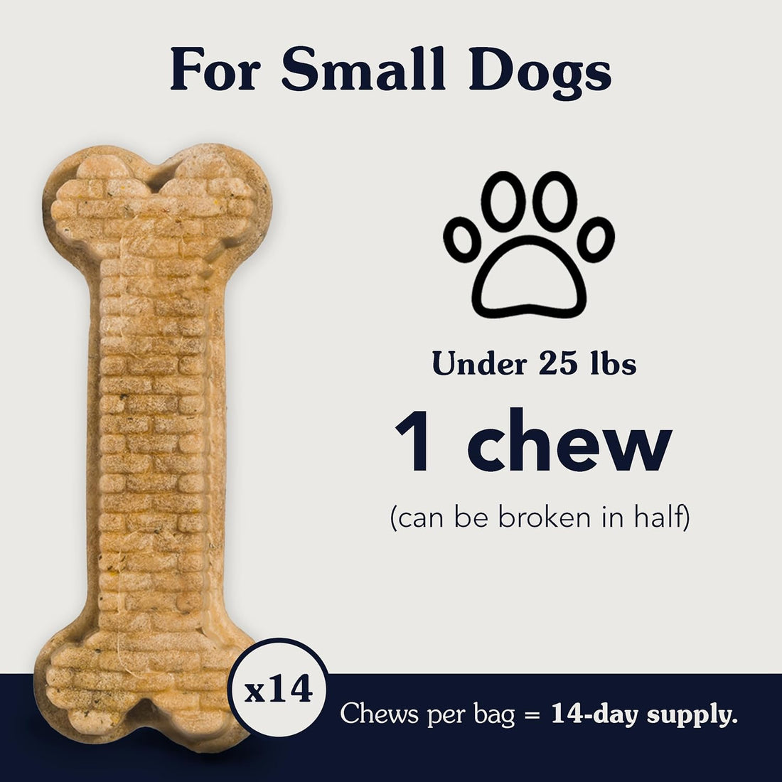 Arterra Dental Chews for Small Dogs with Nano-Hydroxyapatite 14 Count