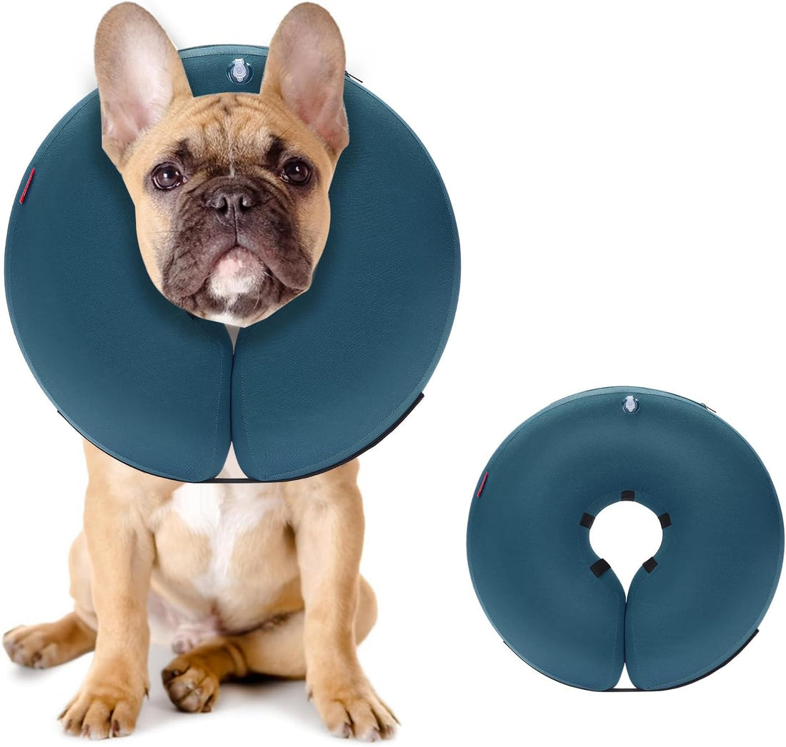 MIDOG Inflatable Dog Cone After Surgery, Donut Collar for X-Large Dogs