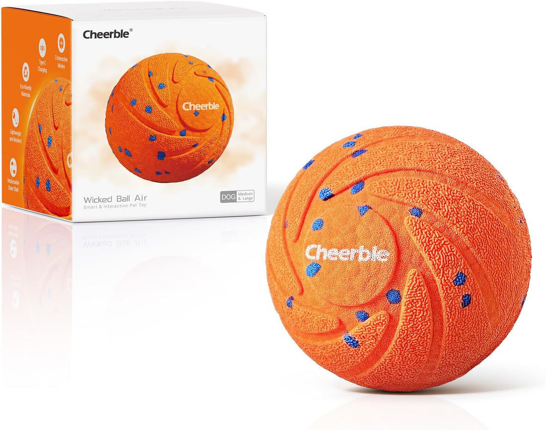 Cheerble Smart Interactive Dog Toy, Wicked Ball AIR, E-TPU Material