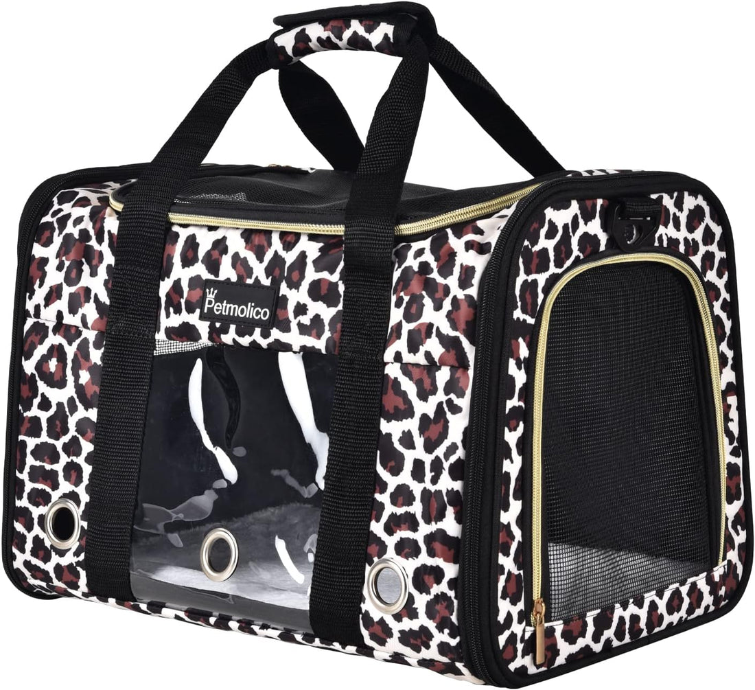 Petmolico Cat Carrier Soft-Sided Airline Approved, Medium
