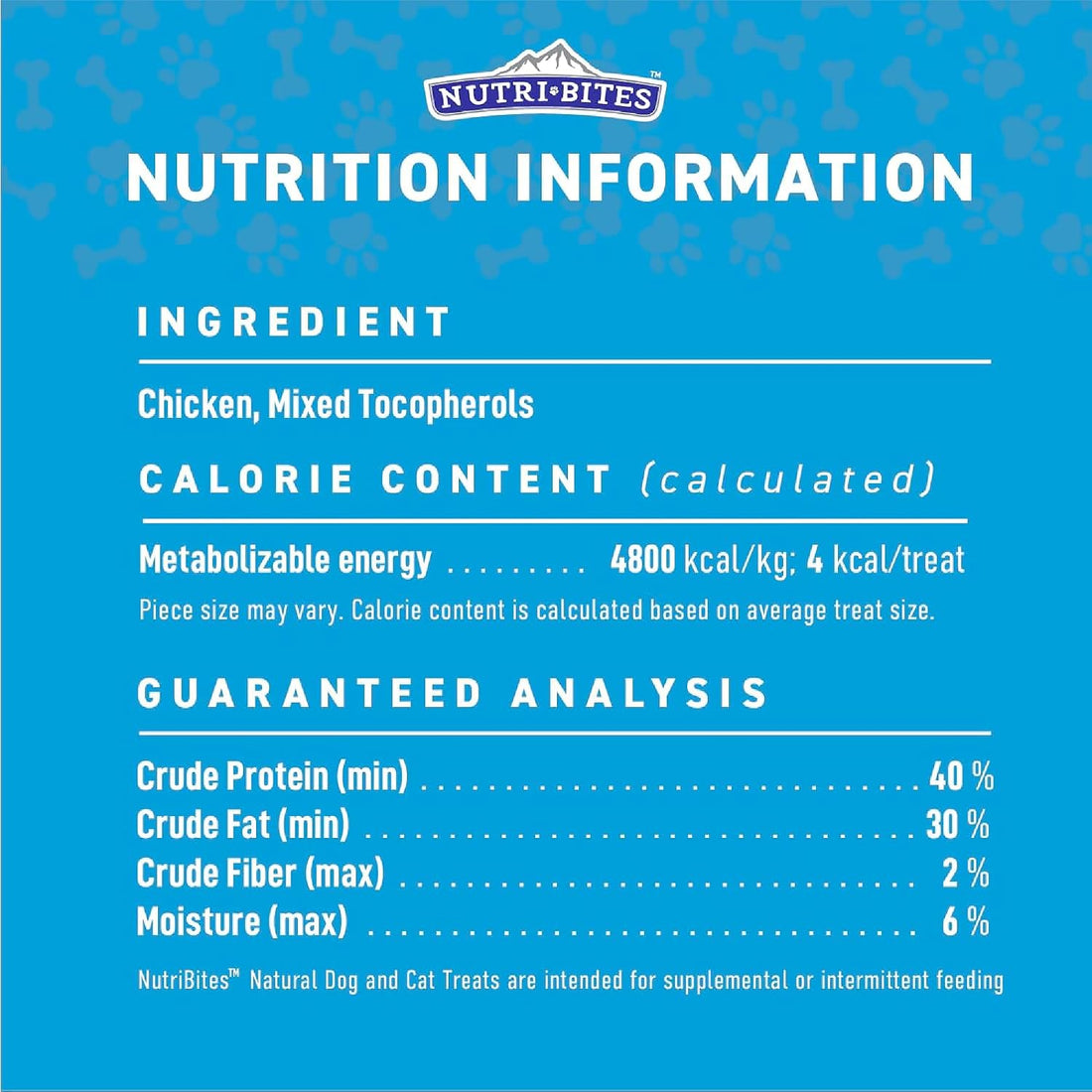 Nutri Bites Freeze Dried Chicken Dog & Cat Treats, Single Ingredient