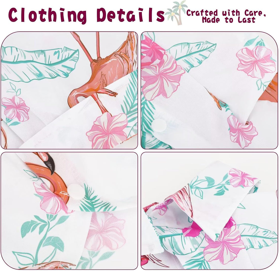 Hawaiian Dog Shirt – Lightweight and Breathable Summer T-Shirt