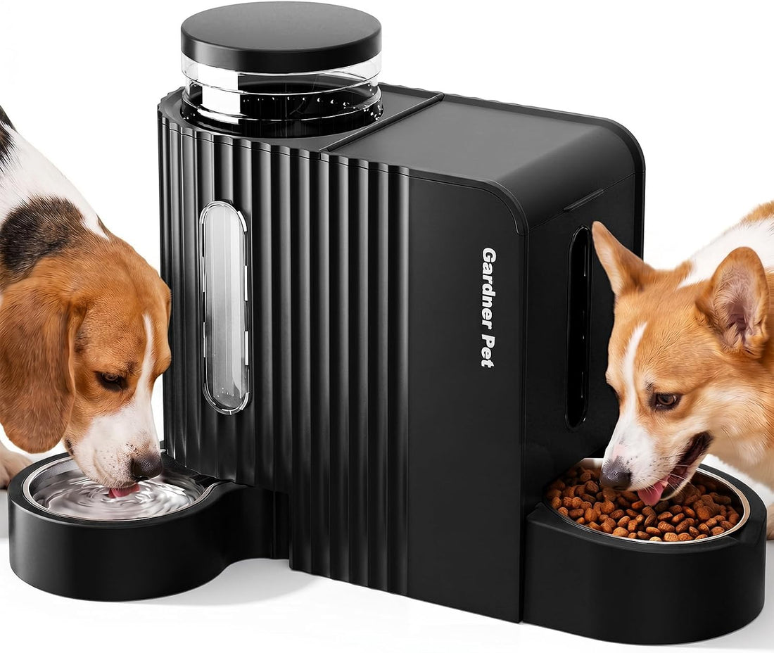 Gravity Automatic Cat Feeder, Water & Food Dispenser Set