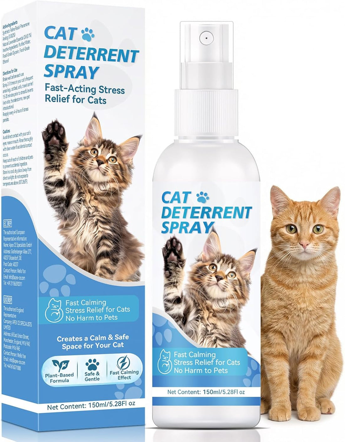 Cat Deterrent Spray for Furniture and Carpets