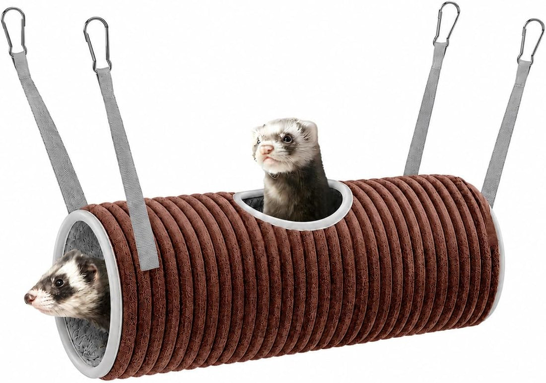 Ferret Rat Hammock Hamster Hanging Tunnels Tubes for Cage