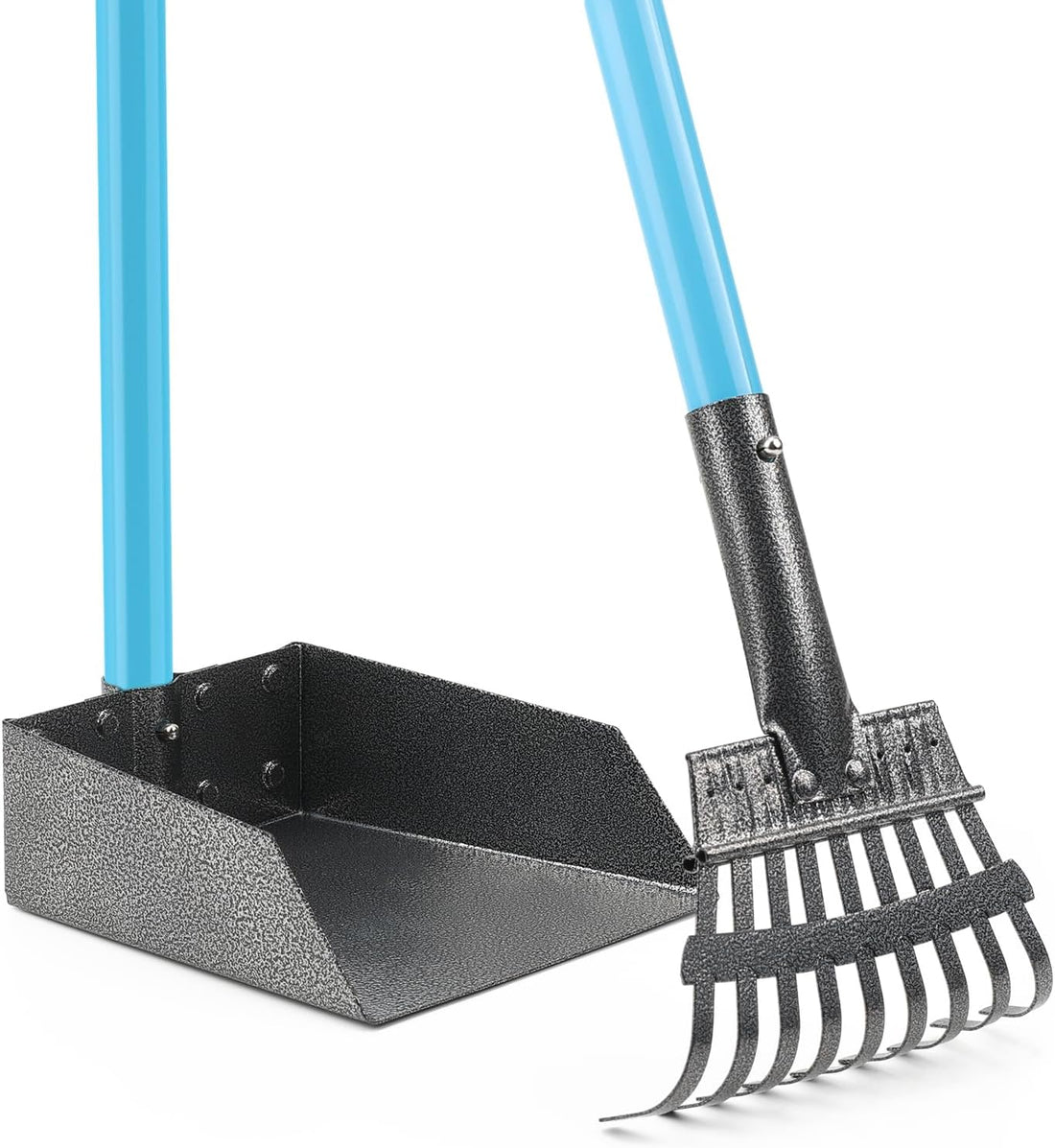 Dog Pooper Scooper,Stainless Metal Poop Scooper for Yard Long Handle