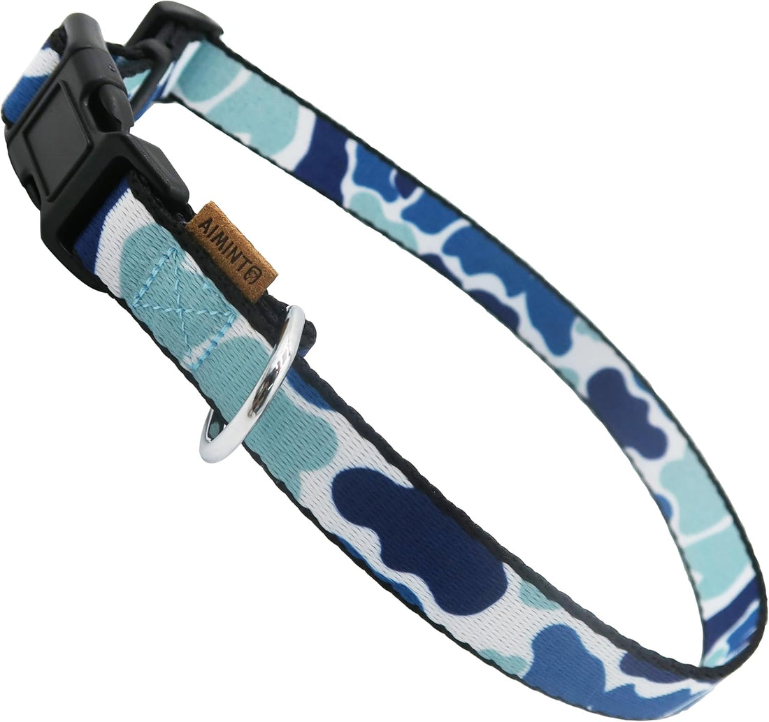 Dog Collar, Cute Camouflage Pattern