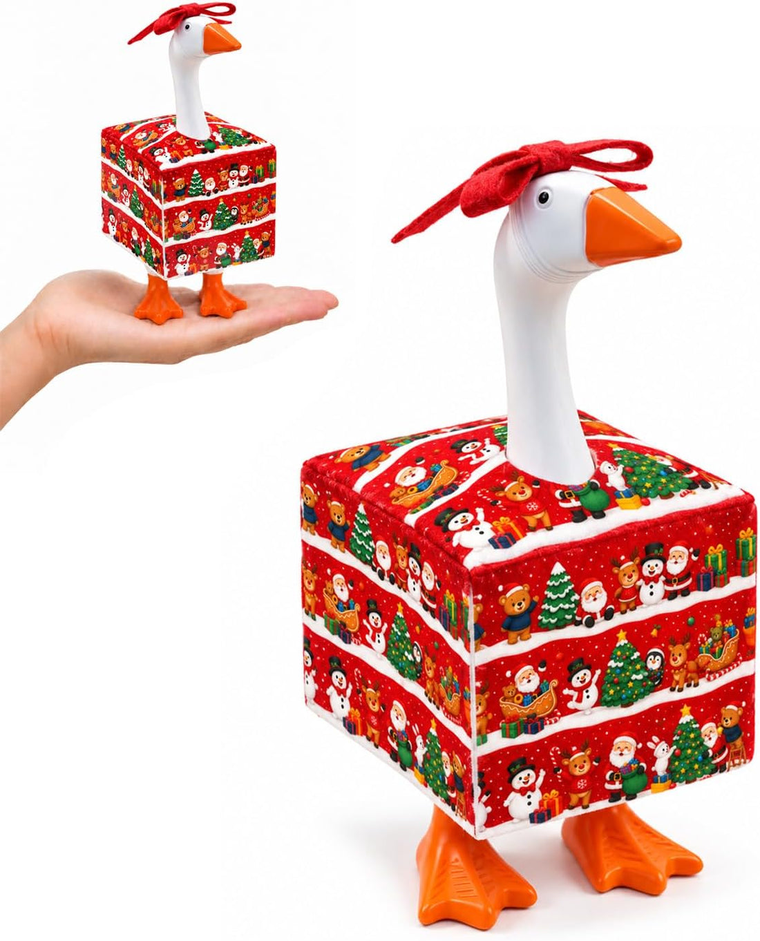 Desk Goose Outfits 7 inches, New Year's Eve Mini Desktop Goose Cloth